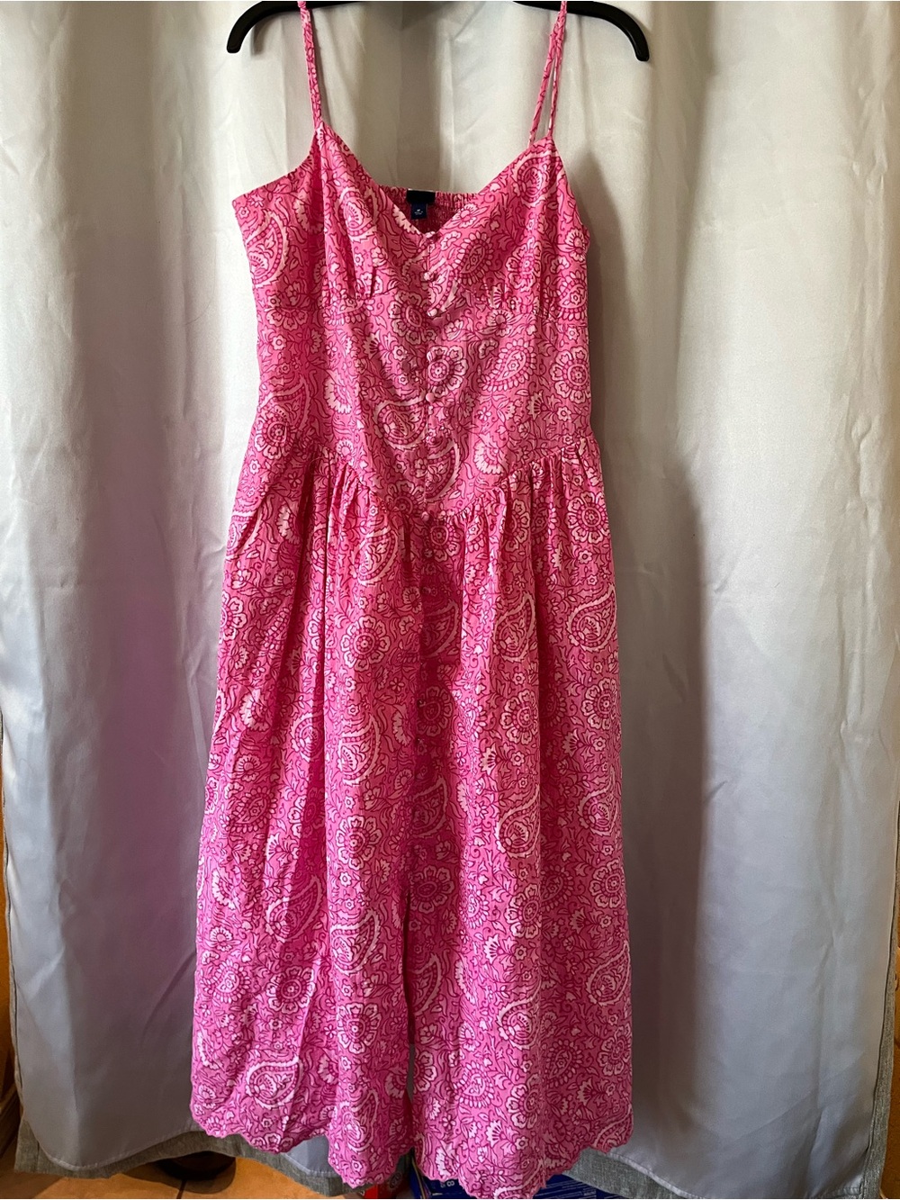 Roller Rabbit x Target Women's Paisley Floral Drop Waist Midi A-Line Dress